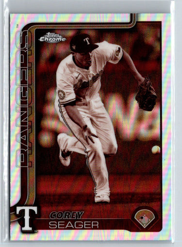 2025 Topps Chrome #24 Corey Seager Topps Refractors L32