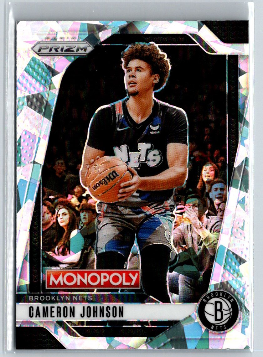2024-25 Panini Prizm Monopoly #53 Cameron Johnson Ice Prizms L32