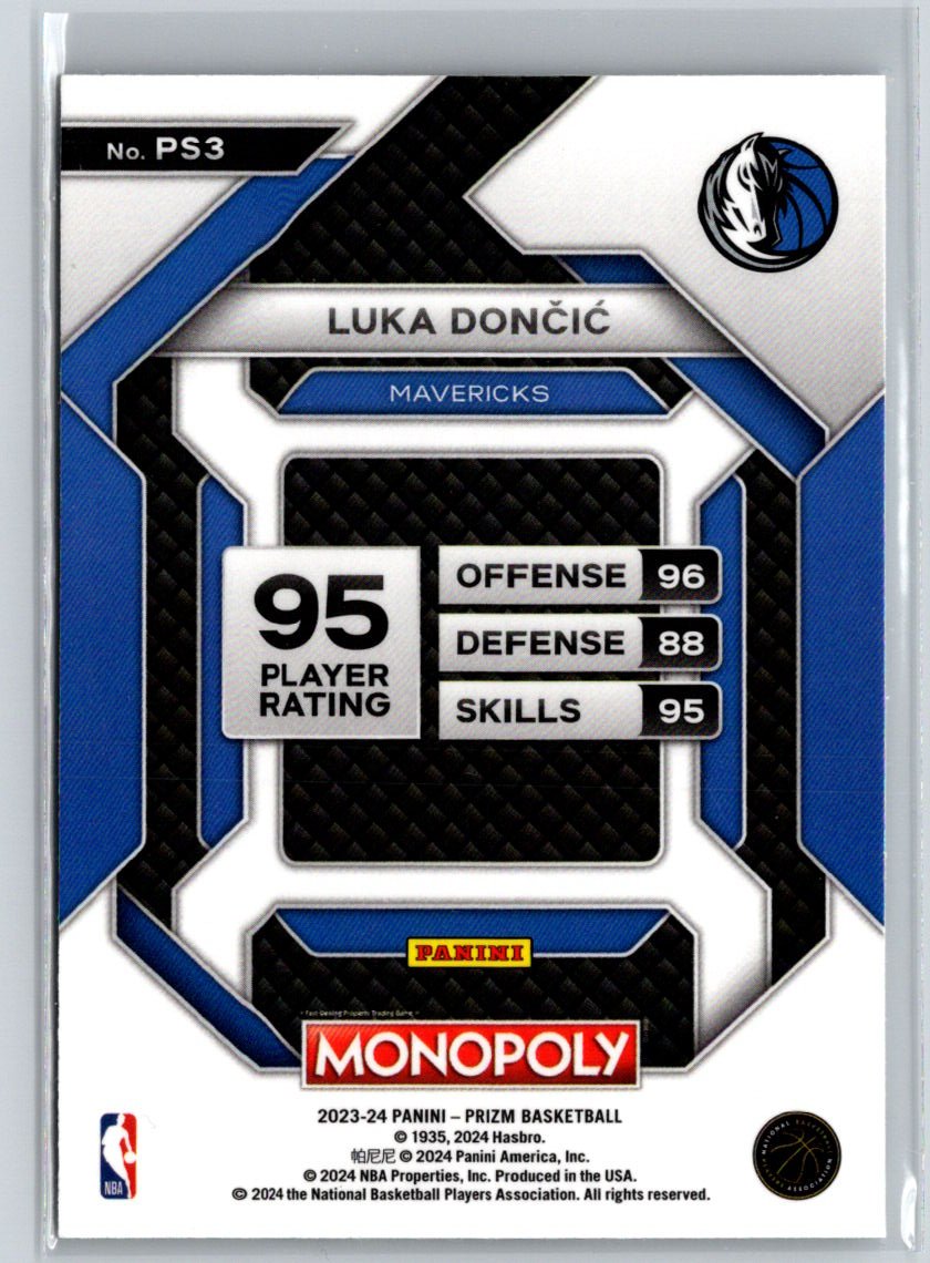 2023-24 Panini Prizm Monopoly #PS3 Luka Doncic All-Star L32