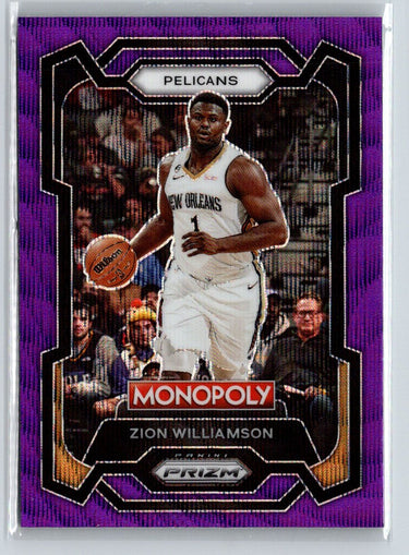 2023-24 Panini Prizm Monopoly #55 Zion Williamson Purple L33