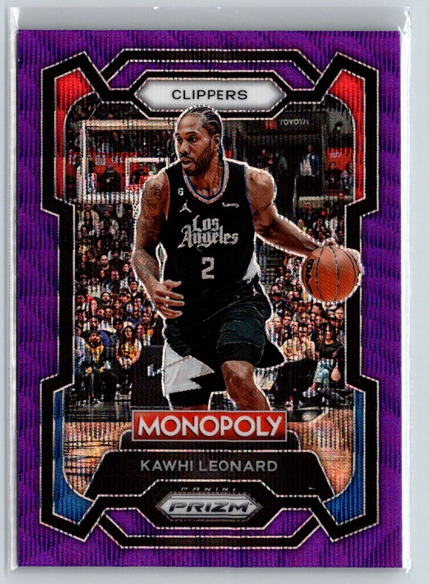 2023-24 Panini Prizm Monopoly #37 Kawhi Leonard Purple L33