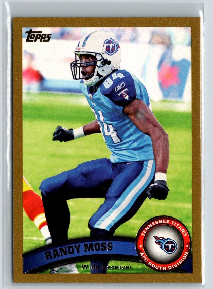 2011 Topps #258 Randy Moss Gold #/2011 L33