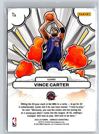 2023-24 Donruss #19 Vince Carter Bomb Squad L35