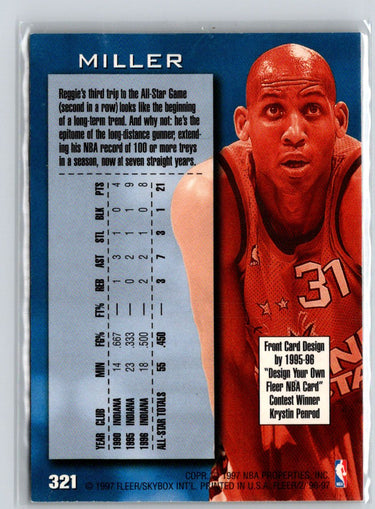 1996-97 Fleer #291 Reggie Miller L35