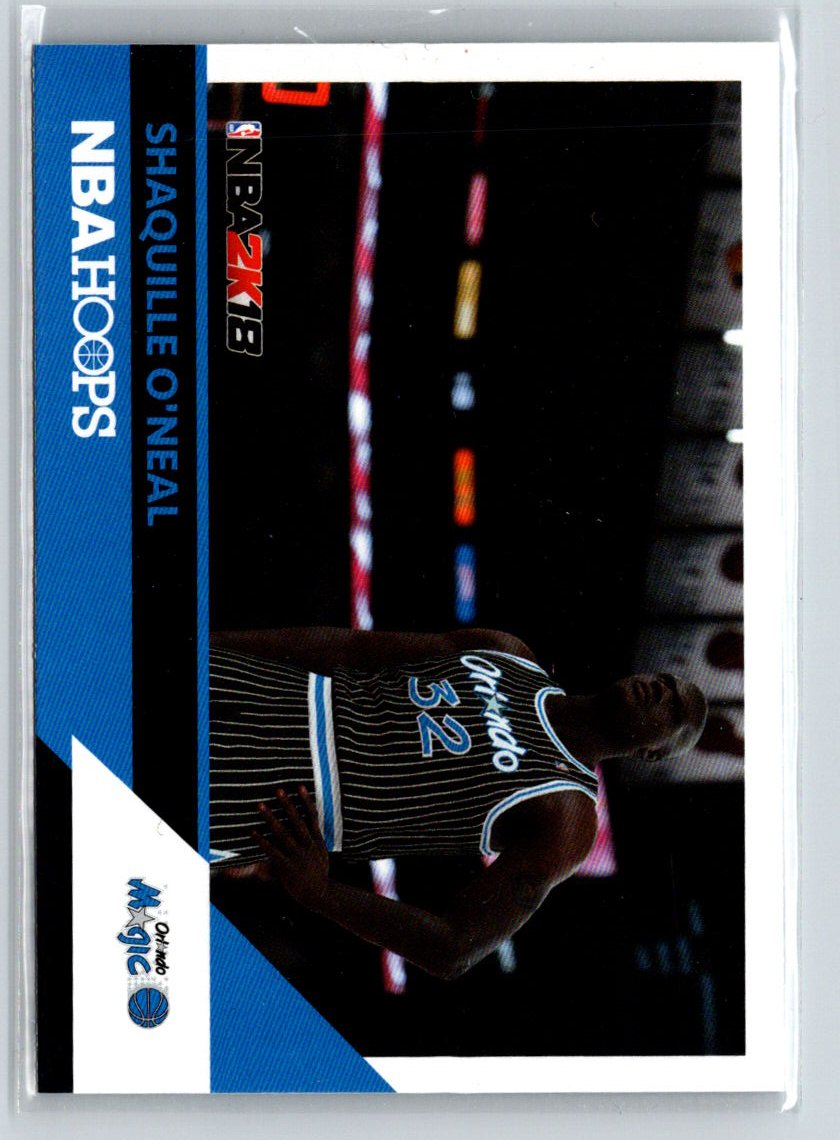 2017-18 Hoops #23 Shaquille O'Neal Shaquille O'Neal NBA2K18 L35