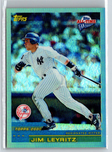 2005 Topps All-Time Fan Favorites #139 Jim Leyritz Refractors #/299 L36