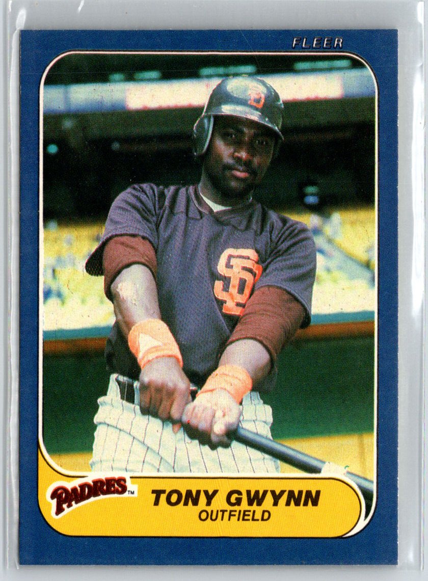 1986 Fleer #323 Tony Gwynn L37