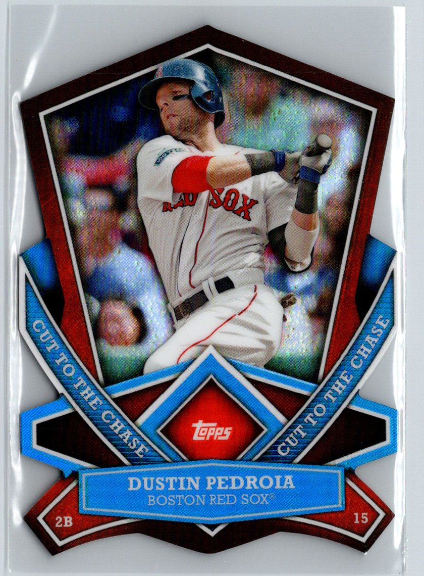2013 Topps #CTC-15 Dustin Pedroia Cut to the Chase L39