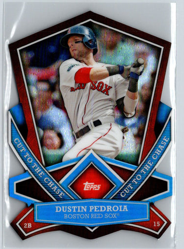 2013 Topps #CTC-15 Dustin Pedroia Cut to the Chase L39