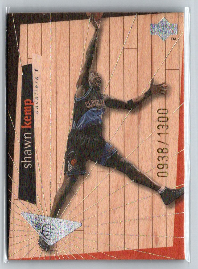 1998 Upper Deck Hardcourt #H5 Shawn Kemp High Court #/1300 L39