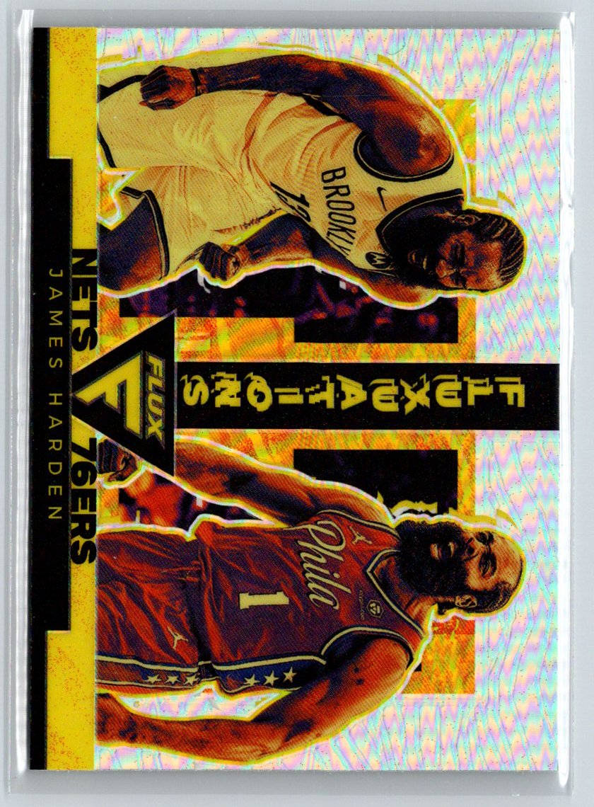 2022-23 Panini Flux #1 James Harden Fluxuations Silver L40