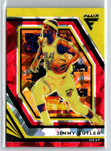 2022-23 Panini Flux #18 Jimmy Butler Red Cracked Ice L40