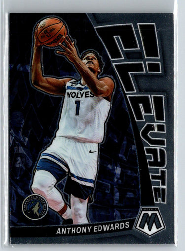 2022-23 Panini Mosaic #5 Anthony Edwards Elevate L40