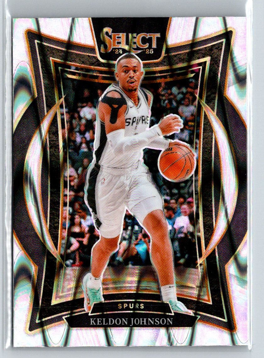 2024-25 Panini Select #58 Keldon Johnson Silver Prizm L41