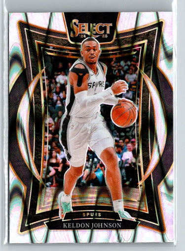 2024-25 Panini Select #58 Keldon Johnson Silver Prizm L41
