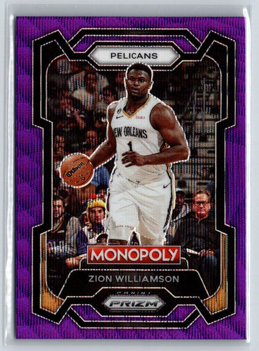 2023-24 Panini Prizm Monopoly #55 Zion Williamson Purple L42