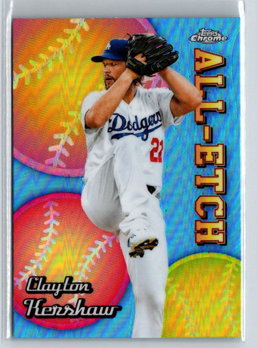 2024 Topps Chrome Logofractor Edition Clayton Kershaw All Etch L42
