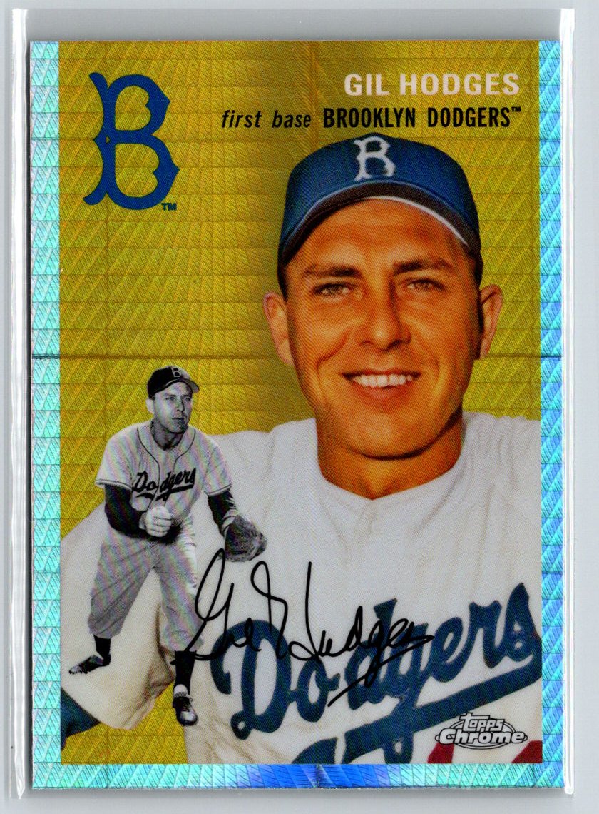 2023 Topps Chrome Platinum Anniversary #447 Gil Hodges Prism Refractors L43