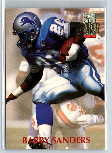 1992 Pro Set Power #20 Barry Sanders L43