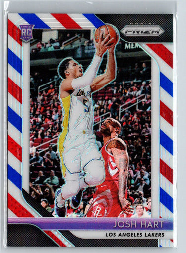 2018-19 Panini Prizm #46 Josh Hart Prizms Red White and Blue L44