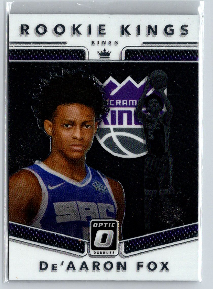 2017-18 Donruss Optic #5 De'Aaron Fox Rookie Kings L44