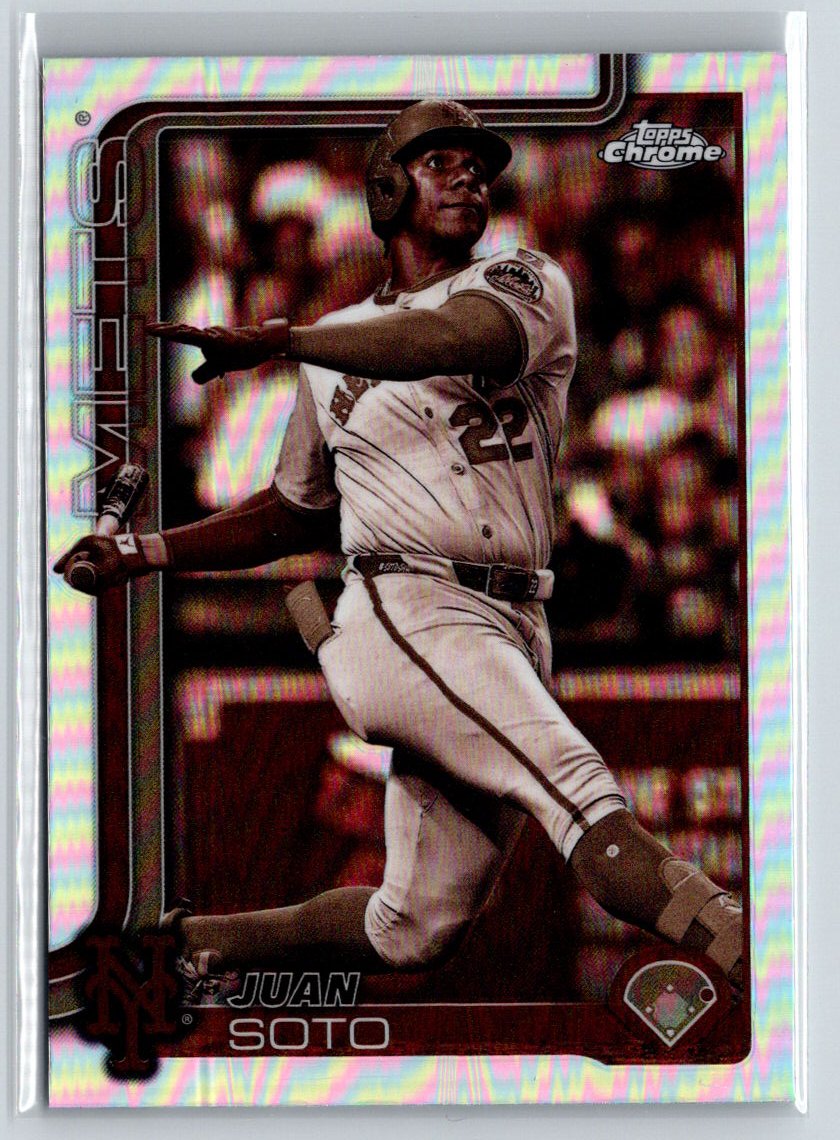 2025 Topps Chrome #200 Juan Soto Sepia Refractors L45