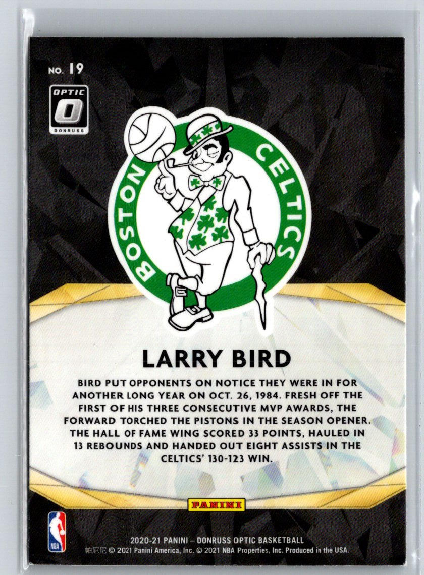 2020-21 Donruss Optic #19 Larry Bird Winner Stays L46