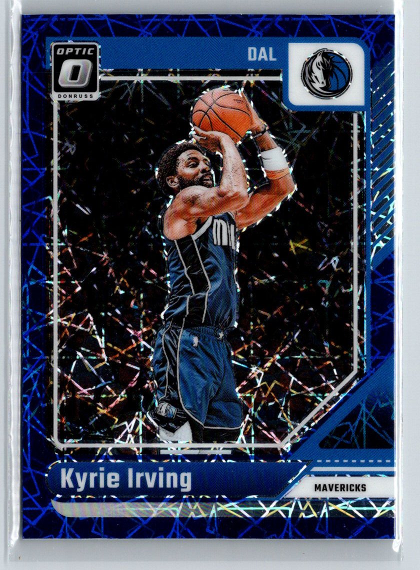 2024-25 Donruss Optic #104 Kyrie Irving Blue Velocity L46