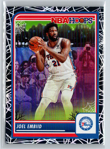 2023-24 Hoops Haunted Hoops #271 Joel Embiid Holo Webs L46