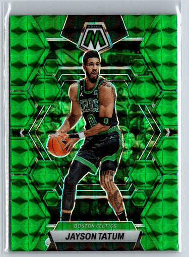2022-23 Panini Mosaic #31 Jayson Tatum Green L47