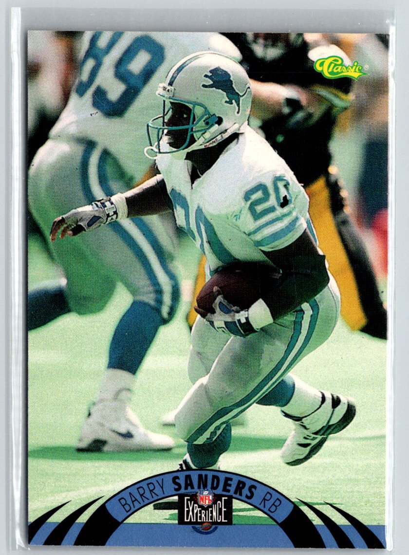 1996 Classic NFL Experience #11 Barry Sanders Printer's Proofs L47