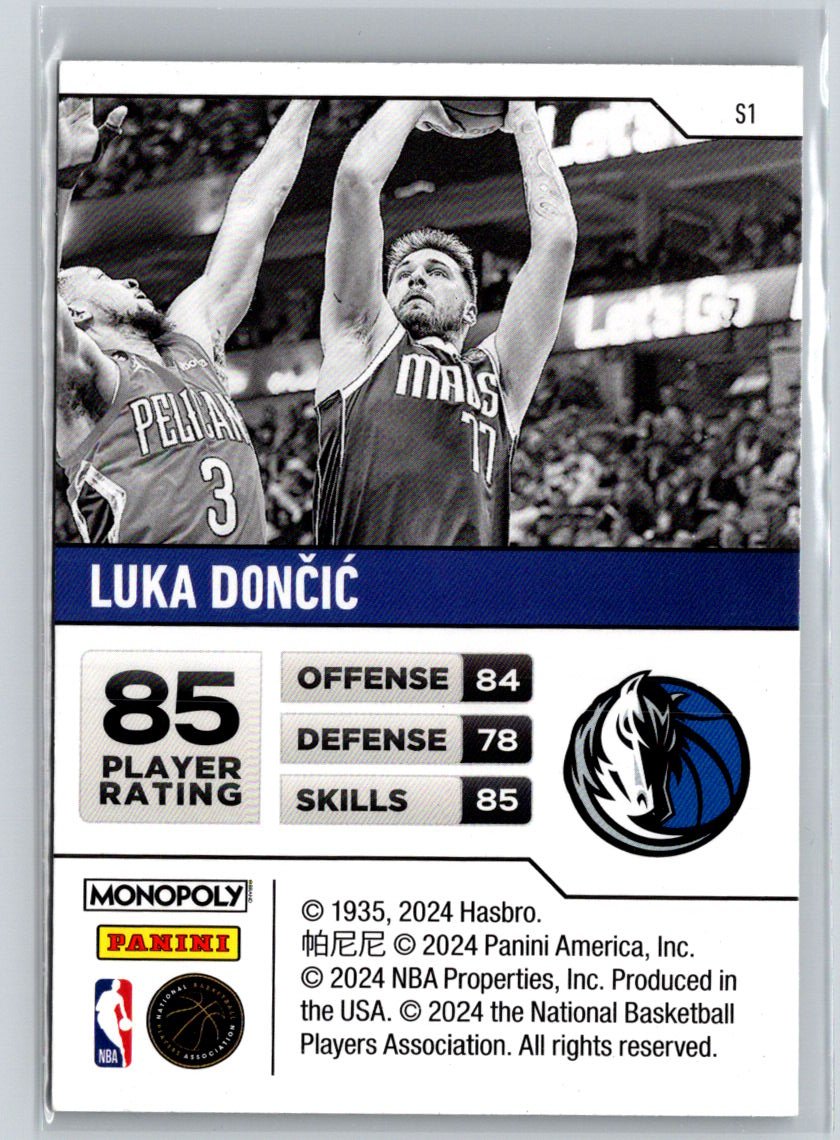 2023-24 Panini Prizm Monopoly #S1 Luka Doncic Starter Deck L48