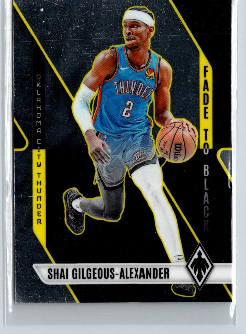 2023-24 Panini Phoenix #5 Shai Gilgeous-Alexander Fade To Black L48