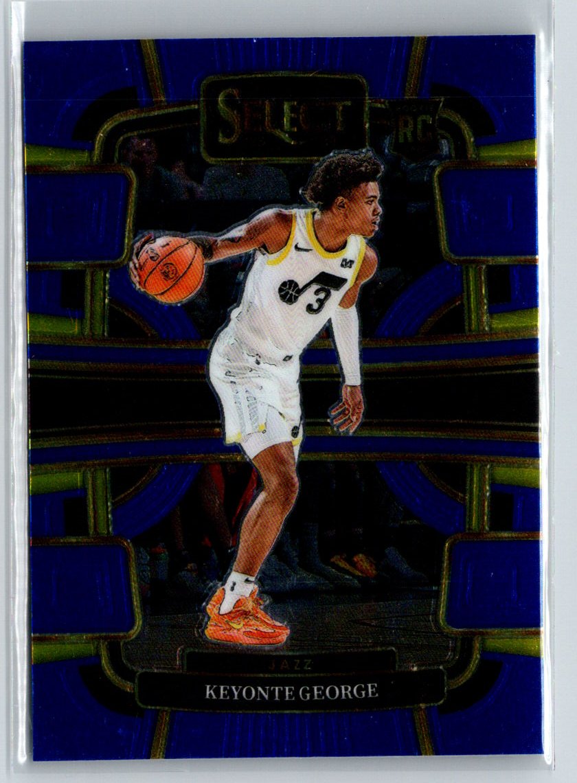 2023-24 Panini Select #75 Keyonte George Blue (Retail Base)  L48