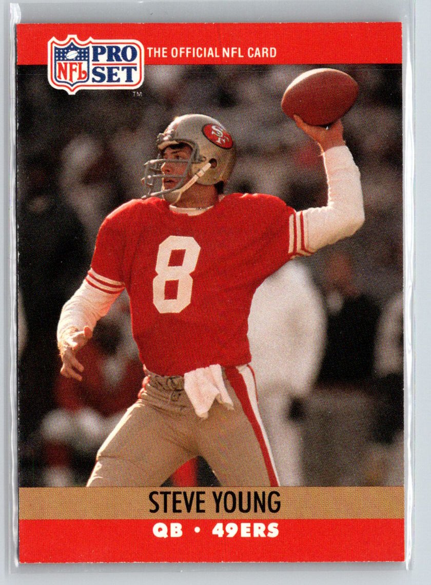1990 Pro Set #645 Steve Young L49