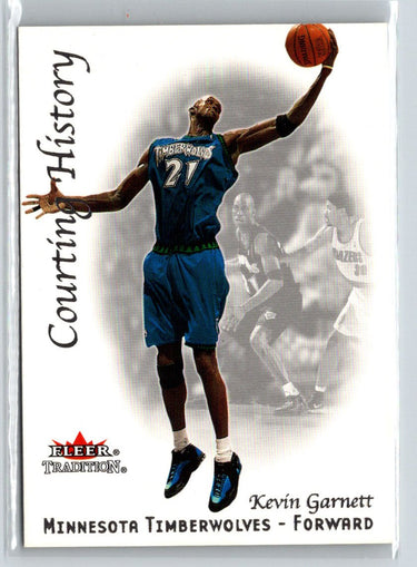 2000-01 Fleer Tradition #7 CH Kevin Garnett Courting History L49