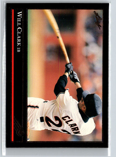 1992 Leaf #241 Will Clark Black Gold L50