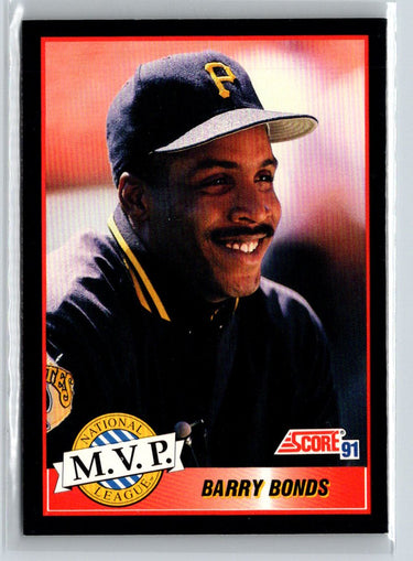 1991 Score #876 Barry Bonds L50
