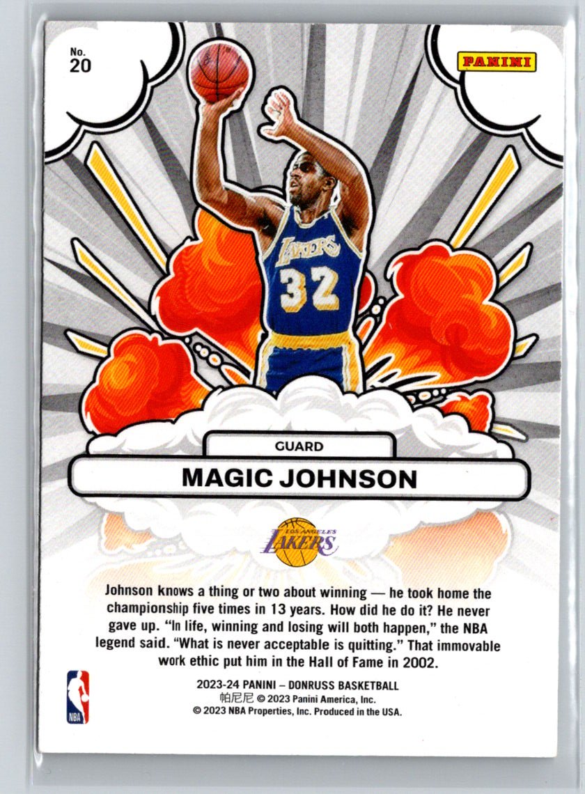 2023-24 Donruss #20 Magic Johnson Bomb Squad L50