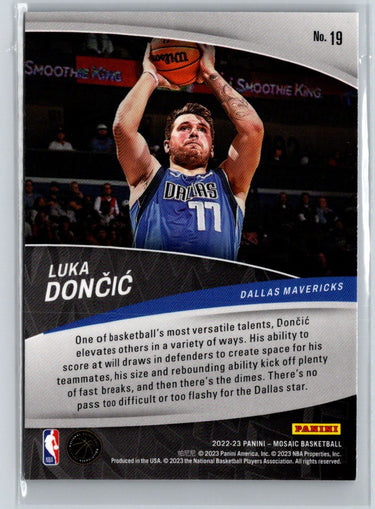 2022-23 Panini Mosaic #19 Luka Doncic Elevate L50