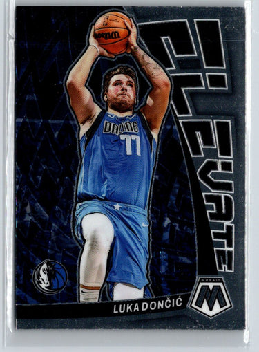 2022-23 Panini Mosaic #19 Luka Doncic Elevate L50