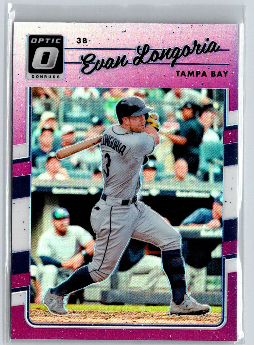 2017 Donruss Optic #143 Evan Longoria Pink L51