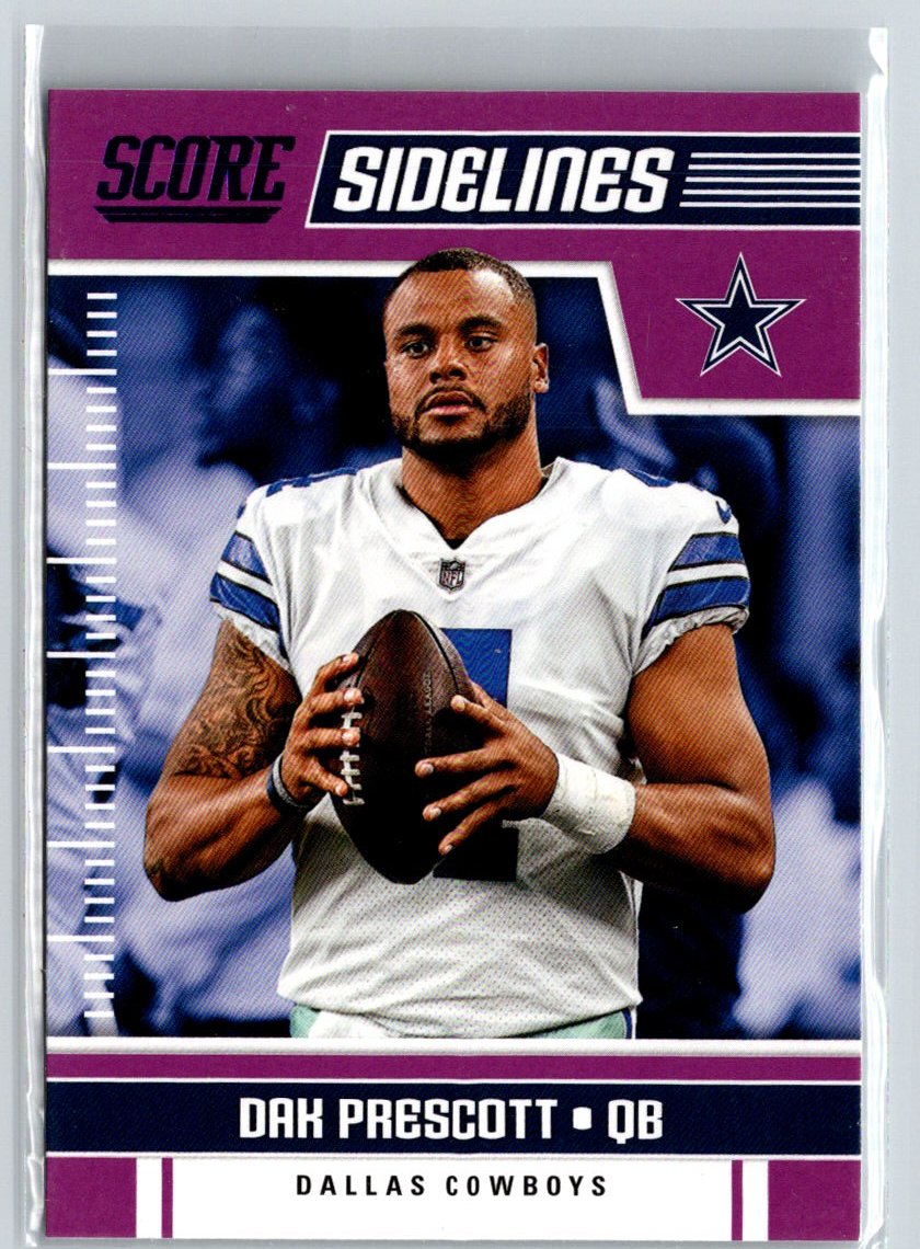 2018 Score #5 Dak Prescott Sidelines Purple L51
