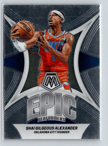 2023-24 Panini Mosaic #1 Shai Gilgeous-Alexander Epic Performers L51