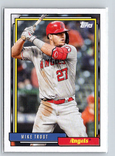 2021 Topps Update #T92-3 Mike Trout 1992 Topps Redux L52