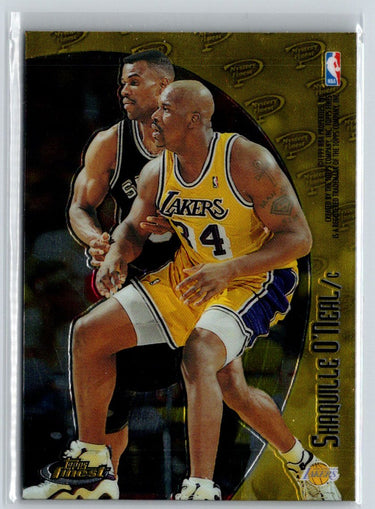 1998-99 Finest #M40 Shaquille O'Neal / Alonzo Mourning Mystery Finest L52