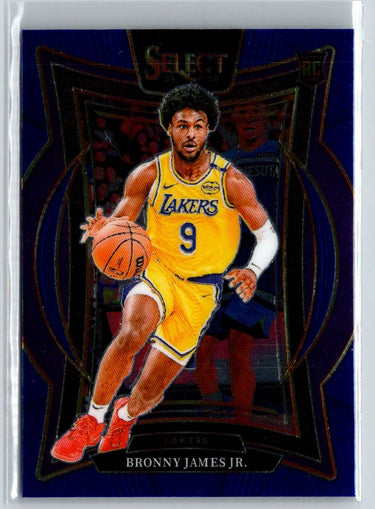 2024-25 Panini Select #90 Bronny James Jr. Blue (Retail) L53