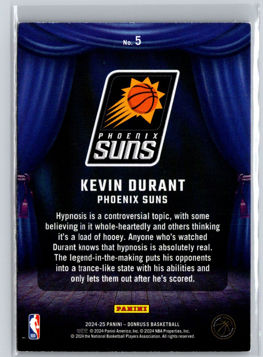 2024-25 Donruss #5 Kevin Durant Magicians L54
