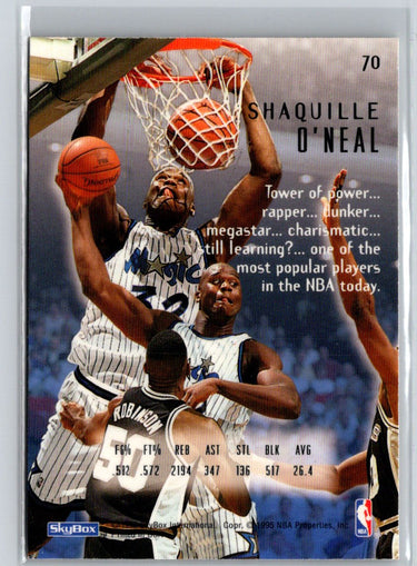 1994-95 SkyBox E-Motion #70 Shaquille O'Neal L54