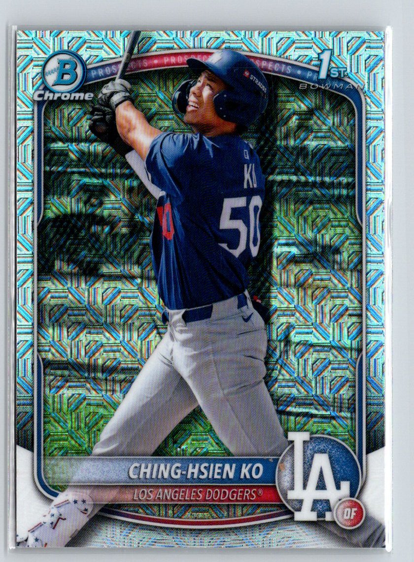 2025 Bowman Chrome #BCP-224 Ching-Hsien Ko Prospects Mojo L55